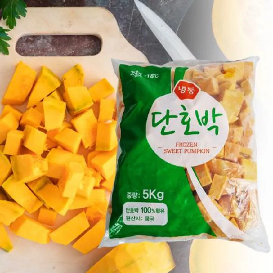 냉동 탈피 호박5kg 껍질 깐 호박 이미지