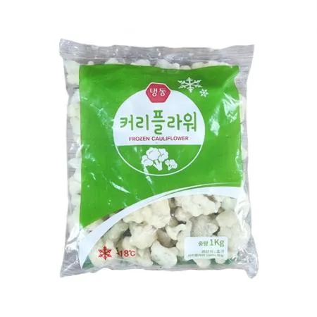냉동 콜리플라워 1kg 컬리플라워 커리플라워