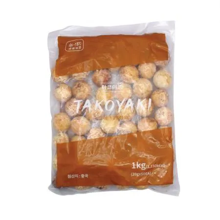 문어함량 13% 냉동 타코야끼 1kg(20g x 50개)