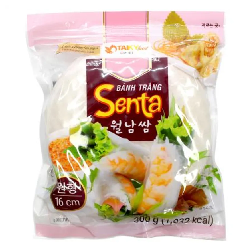 타이키 월남쌈 라이스페이퍼 16cm 300g (원형) 이미지