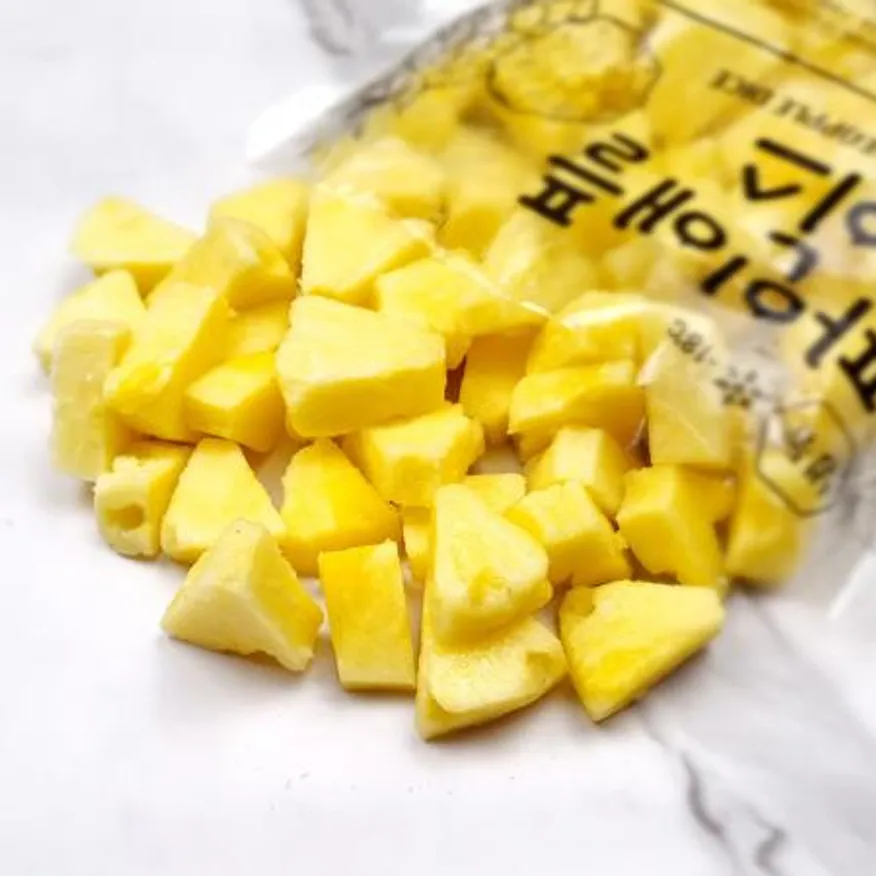 냉동 파인애플다이스 1kg 이미지