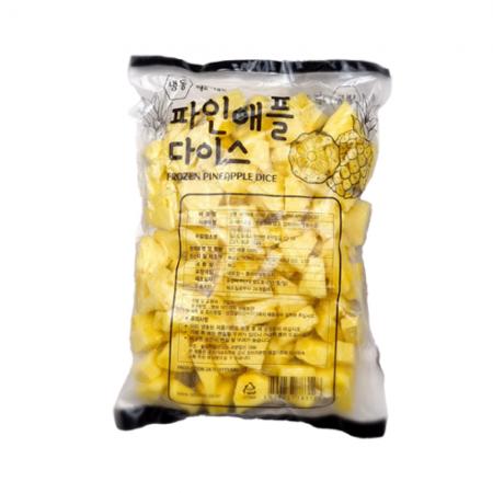 냉동 파인애플다이스 1kg 