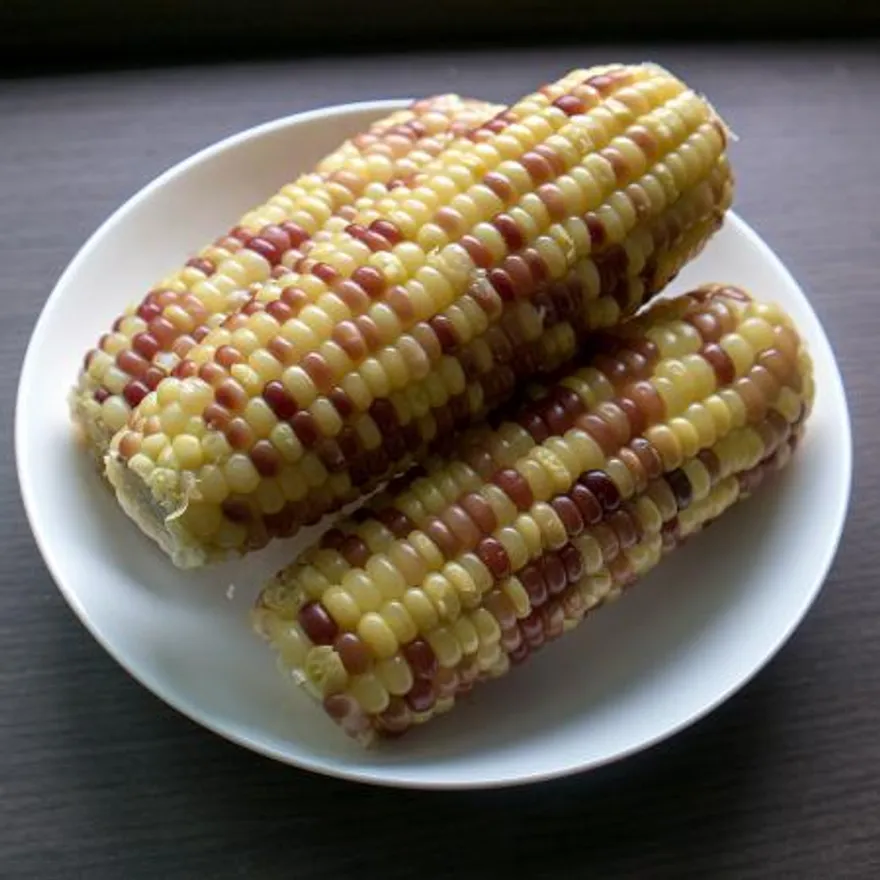 특품(중) 홍찰 냉동 삶은 찰옥수수 5개 1kg(14~17cm내외) 간편간식 이미지