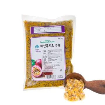 냉동 패션후르츠퓨레 2kg(비닐포장)