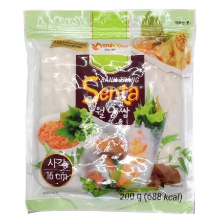 타이키 월남쌈 라이스페이퍼 16cm 200g (사각) 이미지