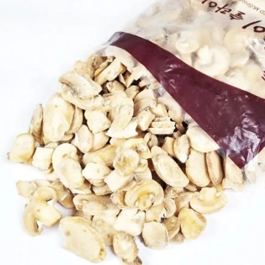 냉동야채 양송이버섯 슬라이스 1kg 이미지