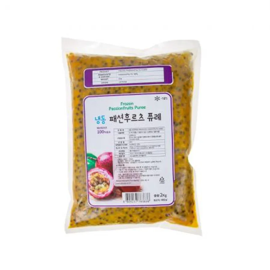 냉동 패션후르츠퓨레 2kg(비닐포장) 이미지