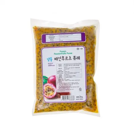 냉동 패션후르츠퓨레 2kg(비닐포장) 이미지