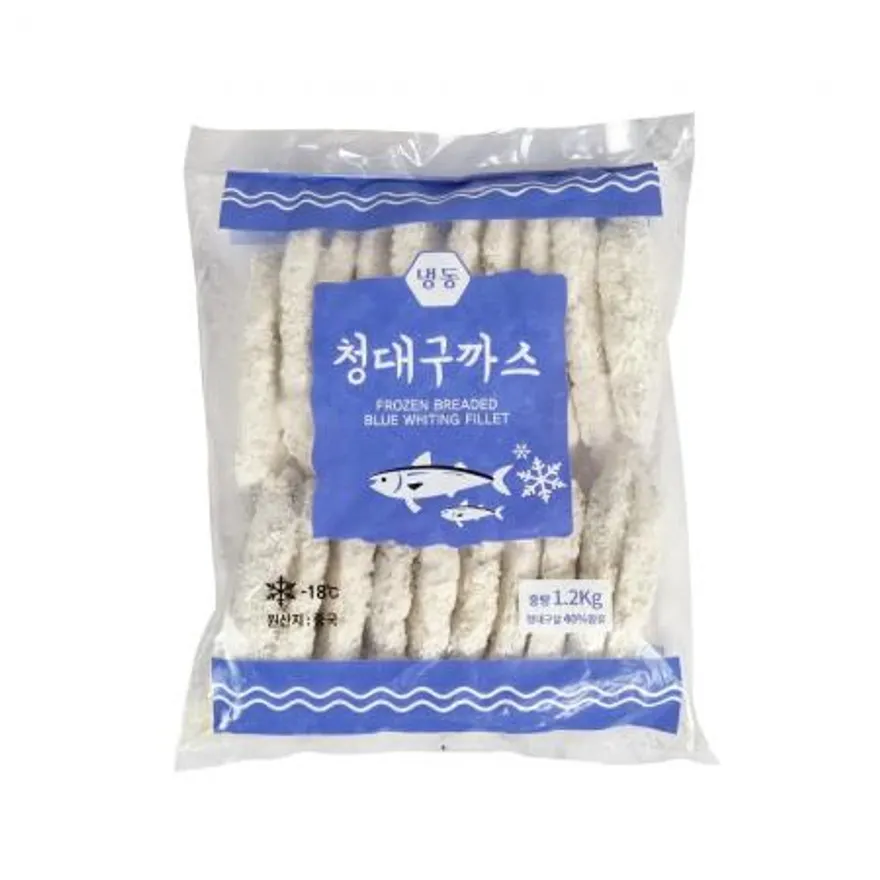 냉동 청대구까스 1.2kg(60g x 20개) 생선까스 이미지