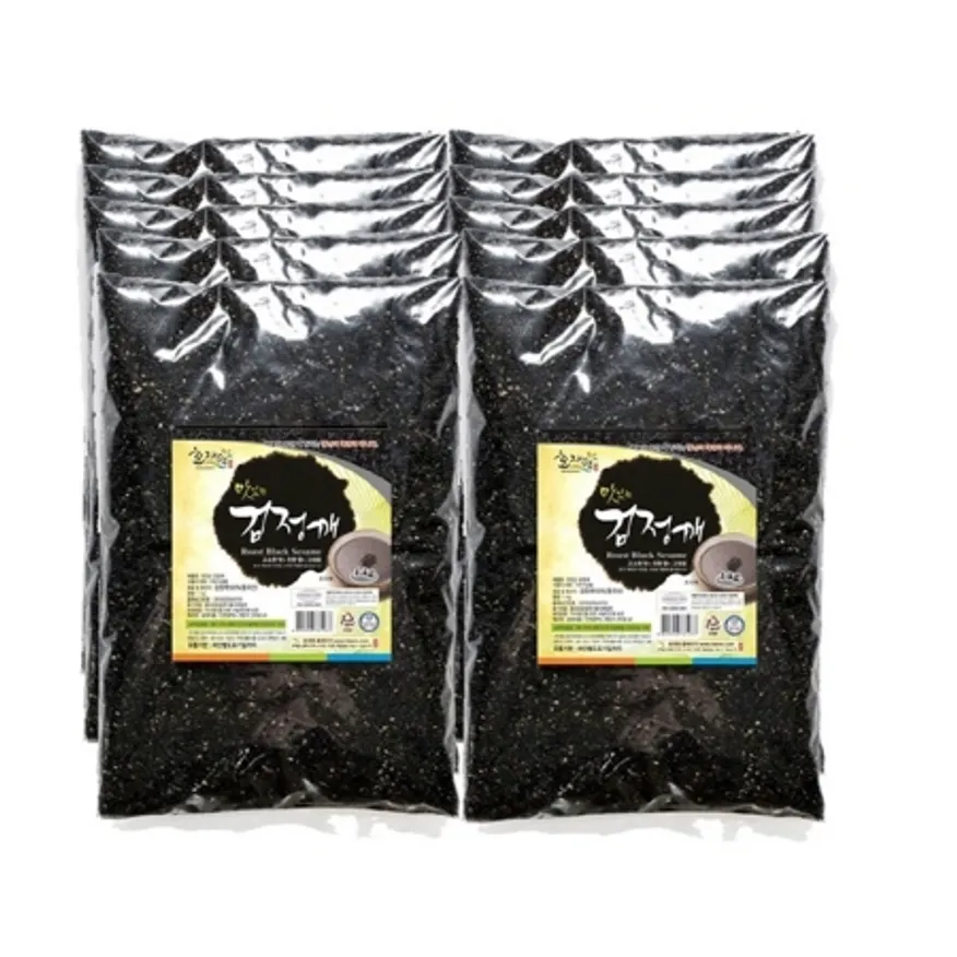 맛있는 검정깨 1kg *10 이미지