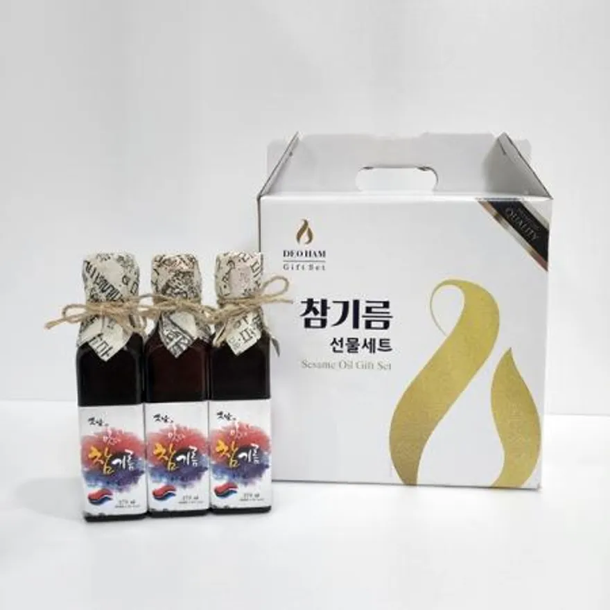 (명절선물세트)진심3호(참+참+참) 참기름선물세트 이미지