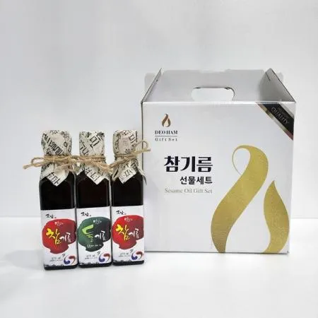 (명절선물세트)정성2호(참+참+들) 참기름선물세트