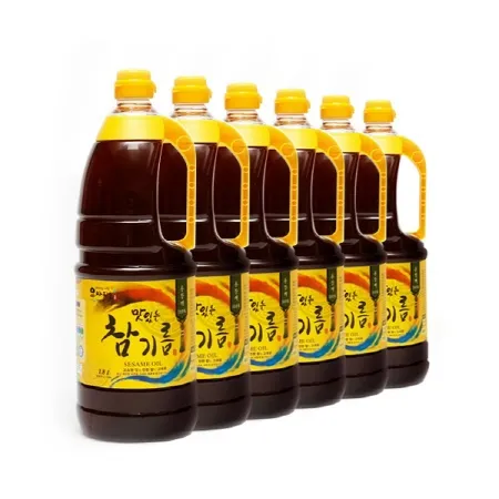 (요하피플)맛있는 참기름(통참깨)1.8*6