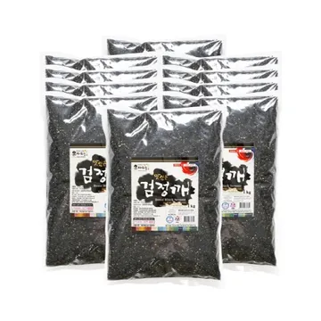 (요하피플)맛있는 검정깨1kg*10