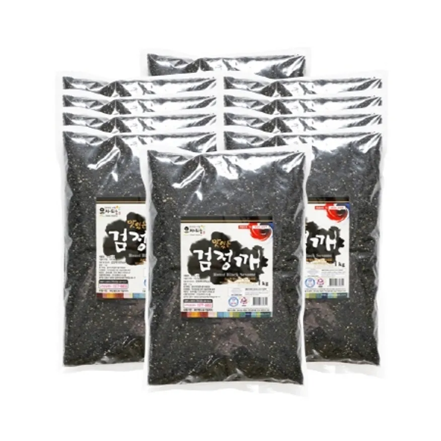 (요하피플)맛있는 검정깨1kg*10 이미지