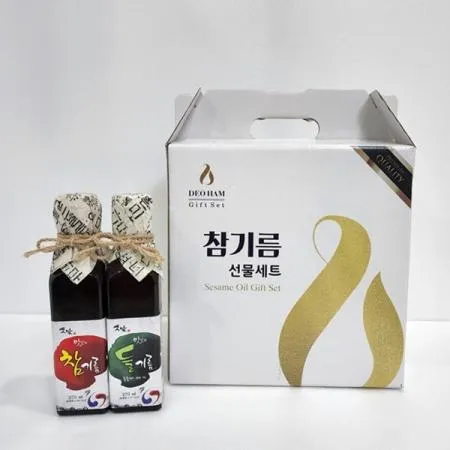 (명절선물세트)정성1호(참+들) 참기름선물세트