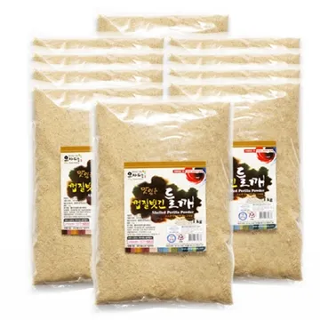 (요하피플)맛있는 껍질벗긴들깨1kg*10