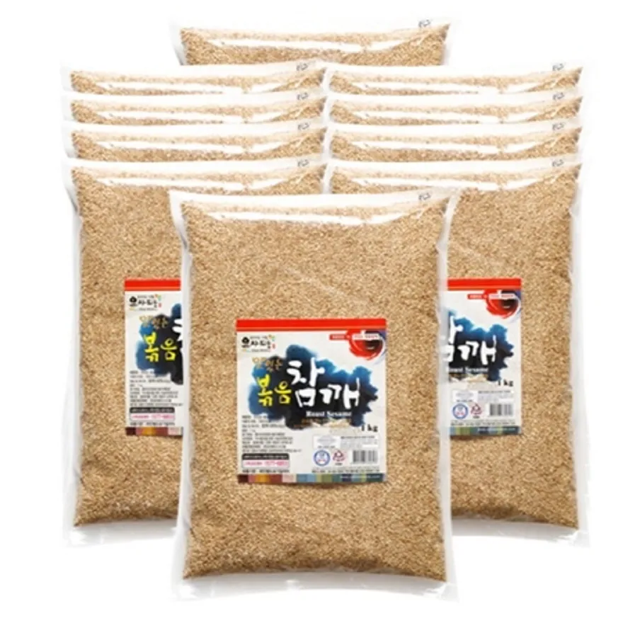 (요하피플)맛있는 볶음참깨 1kg*10 이미지