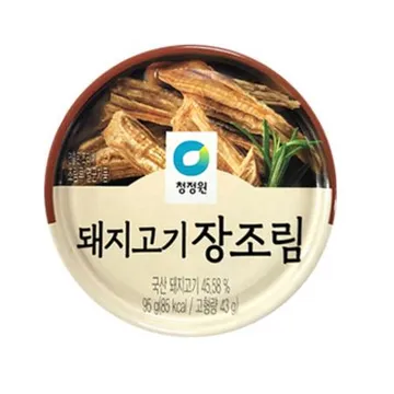 청정원 돼지고기 장조림 95g 자취생반찬 방학반찬 캠핑 간편 반찬 캔