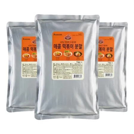 쉐프원 매콤 떡볶이 분말1kg*3개