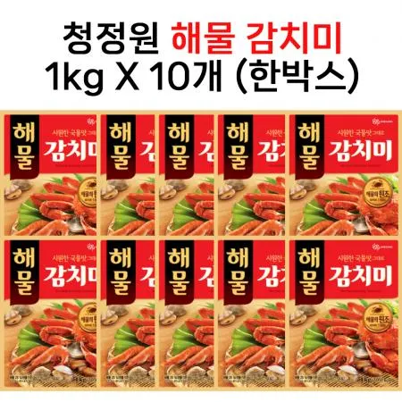 대상 청정원 해물 감치미 1kg X 10개 (한박스) 대용량 업소용