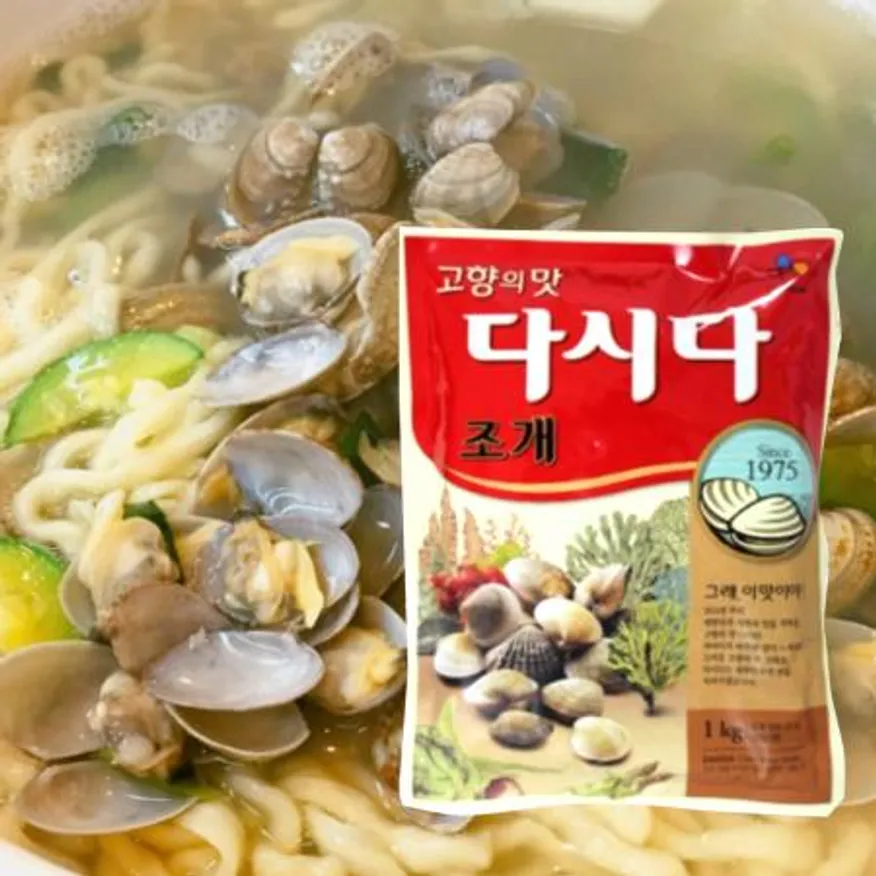 CJ 조개 다시다 1kg 해물탕 칼국수 이미지