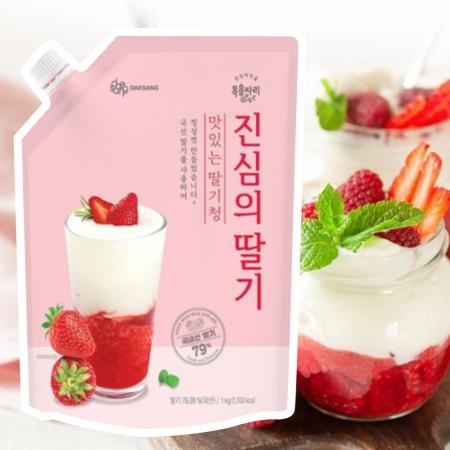 복음자리 진심의 딸기 1kg X 6개입 딸기청