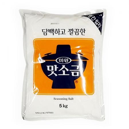 대상 미원 중간 맛소금 5kg X 4개