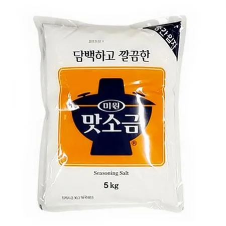 대상 미원 중간 맛소금 5kg X 4개