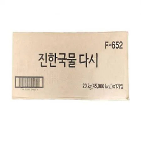 대상 청정원 진한국물다시 20kg