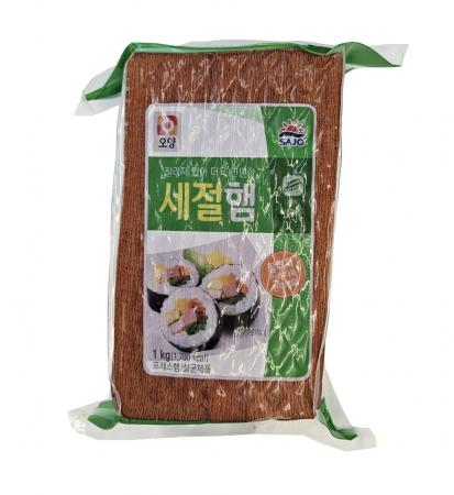 오양 세절햄1kg 김밥용햄 잘라진햄