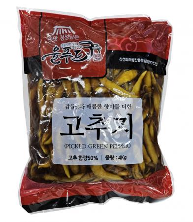 옛 한옥마을 간장고추지 4k 업소용 대용량