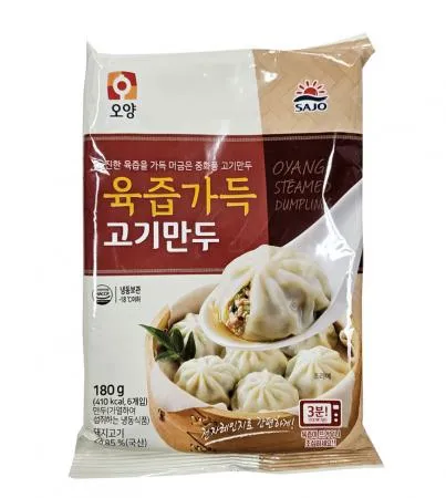 오양 육즙가득고기만두 180g 전자레인지용만두