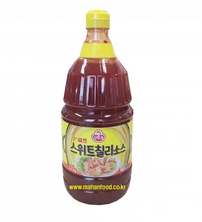 오쉐프 스위트칠리소스2.1kg 6병 오뚜기칠리소스