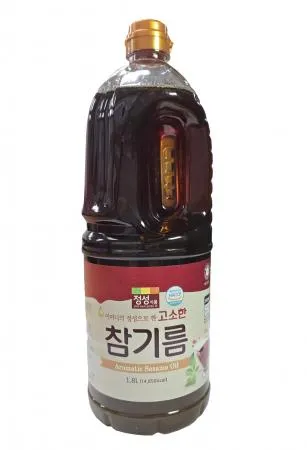 정성식품 고소한 참기름 1.8L 업소용 대용량