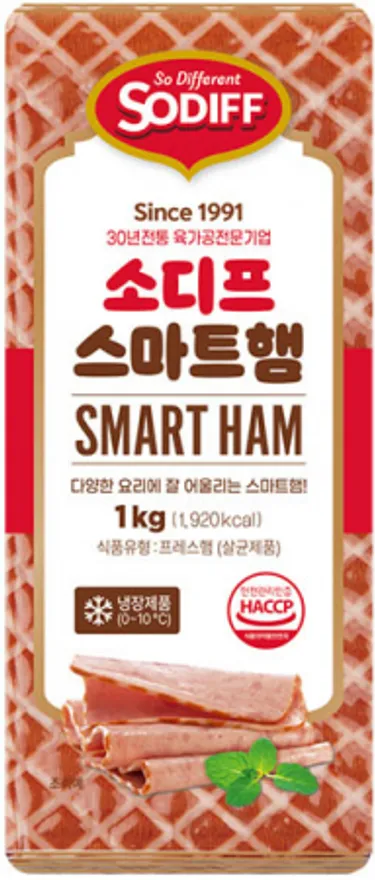소디프 스마트햄 1kg 업소용 김밥햄 분식집 식당용 햄 이미지