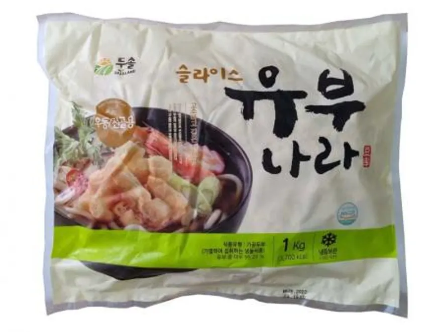 두솔 슬라이스 유부나라 1kg 이미지