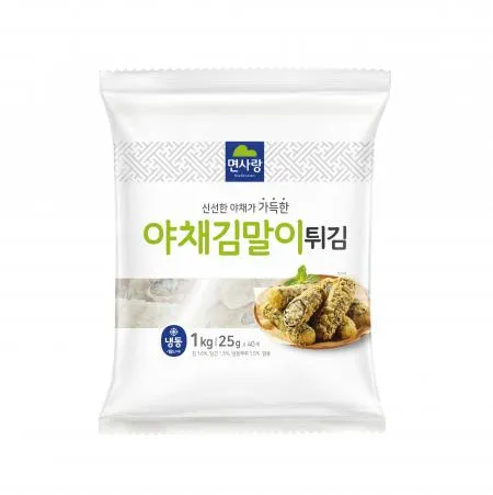 면사랑 야채김말이튀김 1kg(25g×40개)