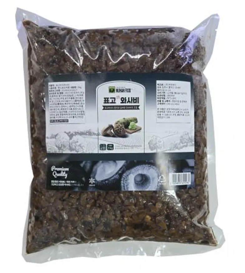 표고버섯와사비 3kg 업소용 표고톡와사비 표고와사비장 고추냉이 이미지