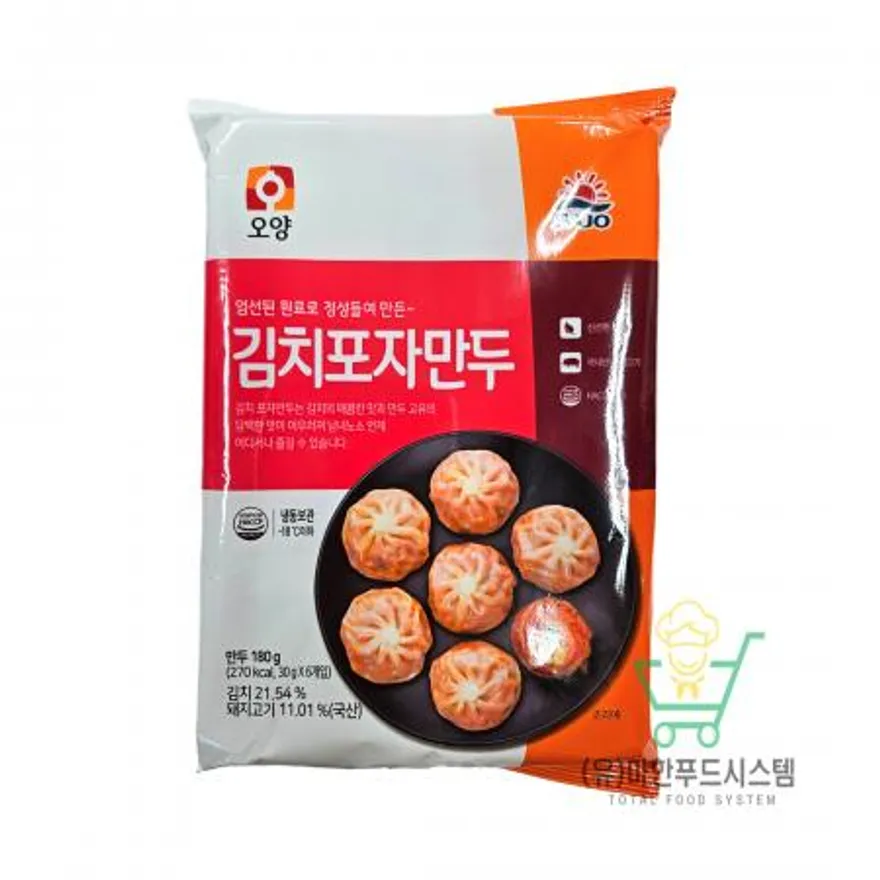 오양 김치포자만두 180g 전자레인지용만두 이미지