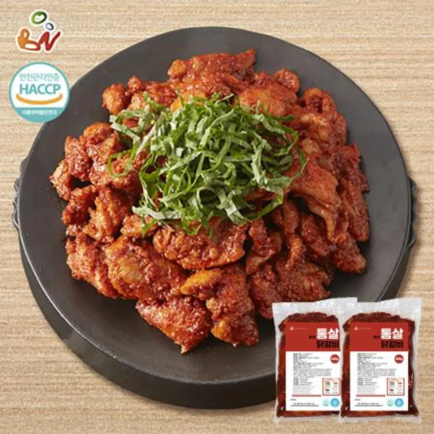 춘천통살닭갈비 500g×2팩 이미지