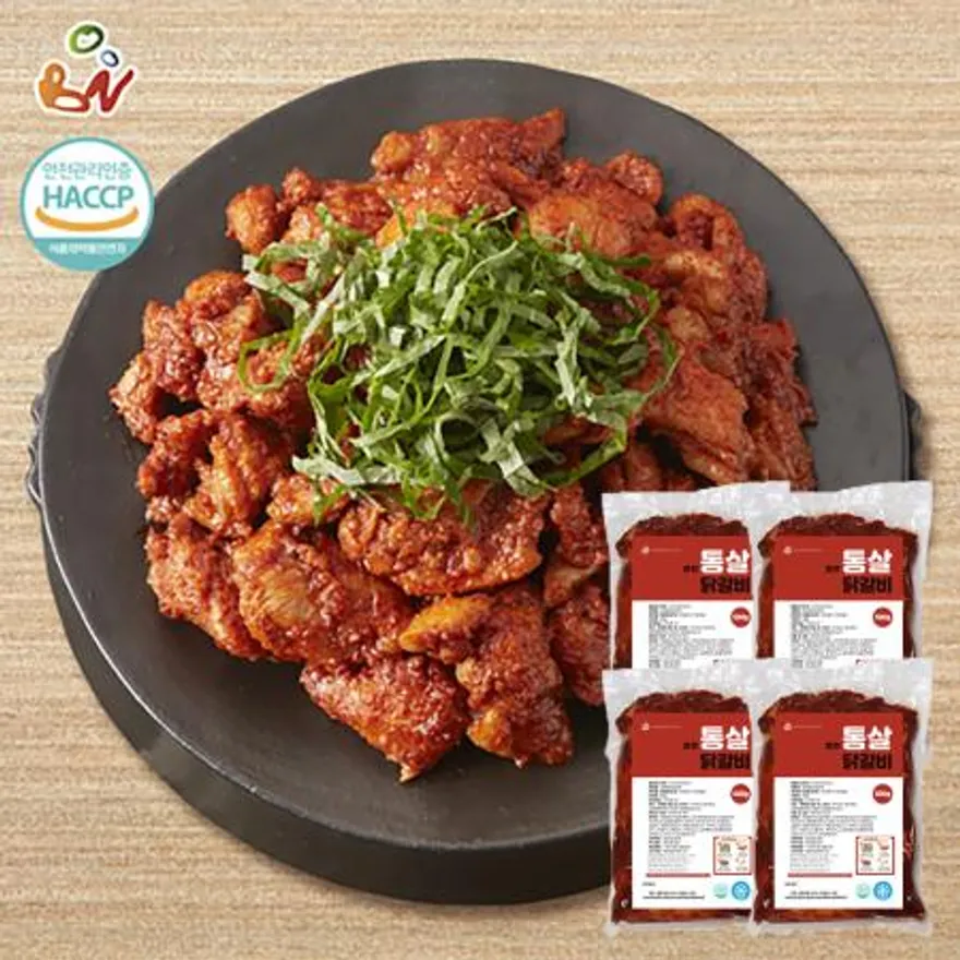 춘천통살닭갈비 500g×4팩 이미지