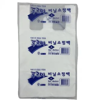 비닐 봉투 29*33cm (백색,중,70매) 봉지