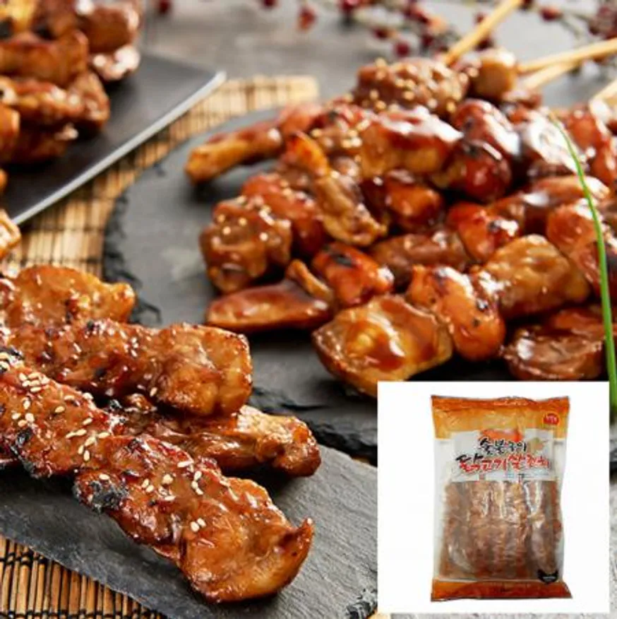 양념닭꼬치/청학동/120g 이미지