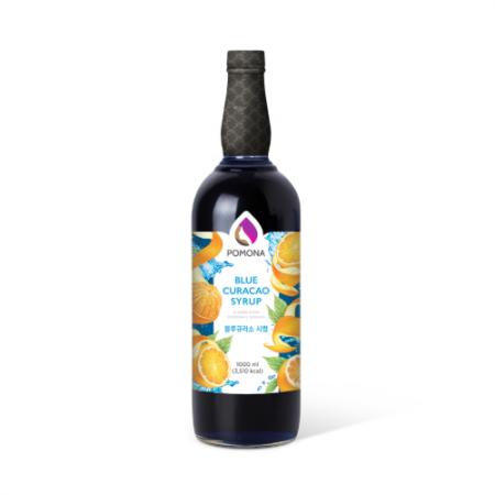 포모나 블루큐라소 시럽 1L