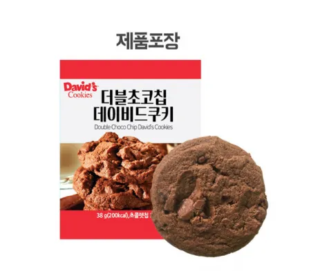 디보트 데이비드쿠키 더블초코칩 38g*10개