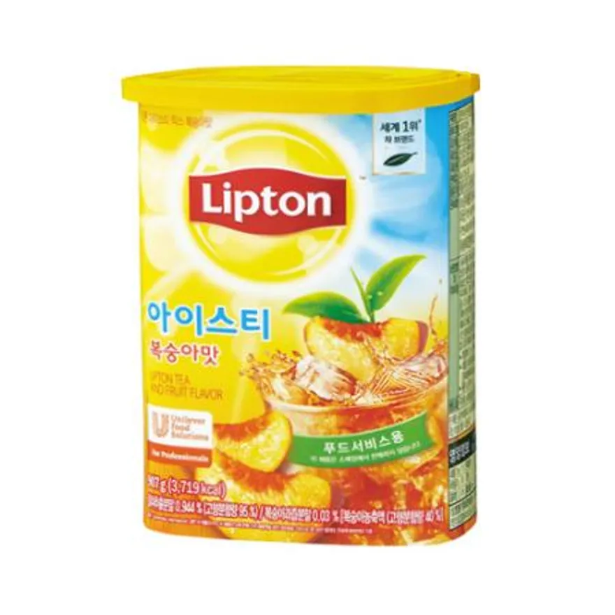립톤 복숭아 아이스티 907g 이미지