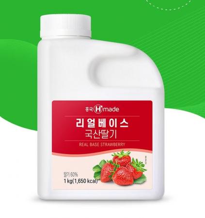 흥국 맘스리얼베이스 국산딸기 1kg 이미지