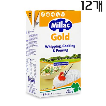 밀락골드 휘핑크림 1L *12 
