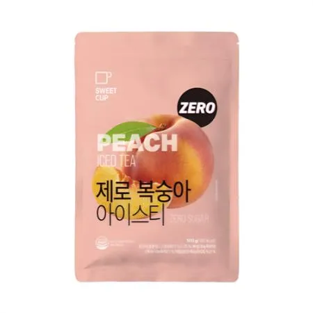 스위트컵 제로 복숭아아 아이스티 파우더500g